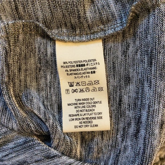 3/$15 Free People Asymmetrical Metallic Tank Top - Picture 6 of 6